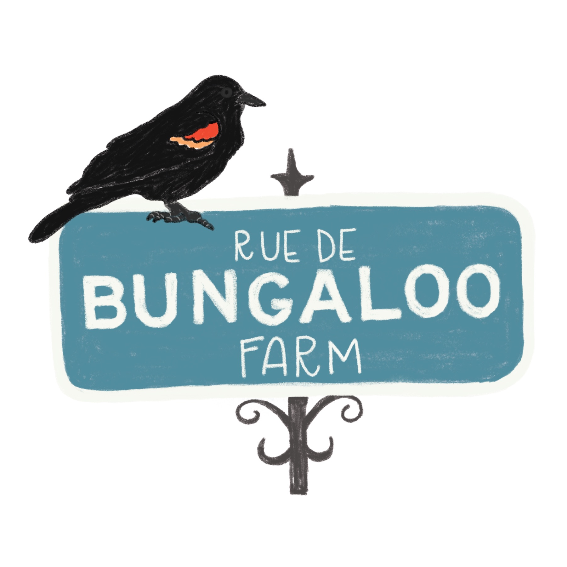 RuDeBungalooFarm_Logo_White Background - Hannah Frank