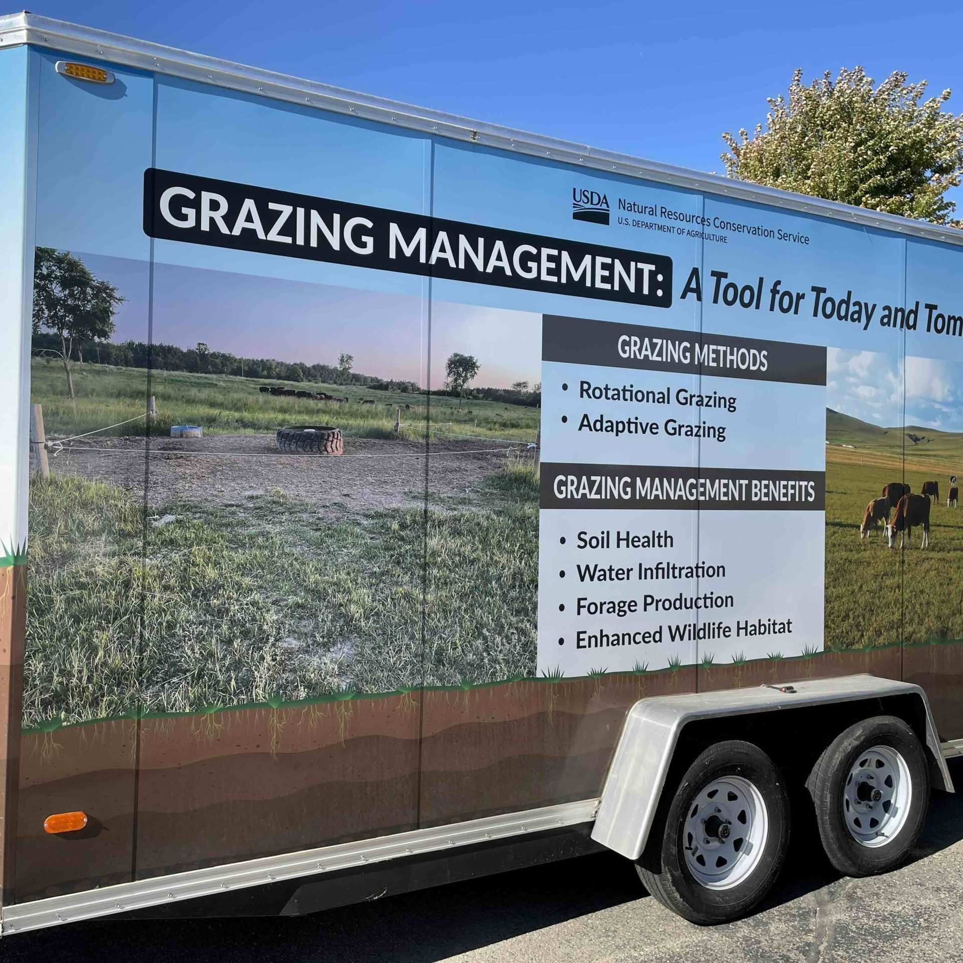 NRCS's Grazing Equipment and Demonstration Trailer